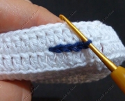 Como Fazer Tênis de Crochê Para Bebê (7)