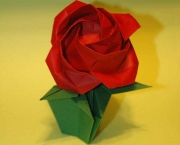 Vaso de Flores de Origami (14)