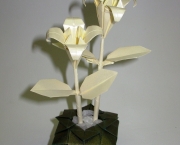 Vaso de Flores de Origami (16)