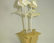 Vaso de Flores de Origami (17)
