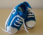 Como Fazer Tênis de Crochê Para Bebê (2)
