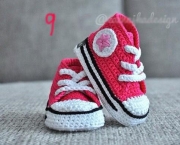 Como Fazer Tênis de Crochê Para Bebê (17)
