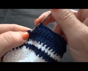 Como Fazer Tênis de Crochê Para Bebê (18)