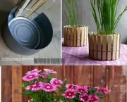 Como Fazer Vasos de Flores com Latas (5)