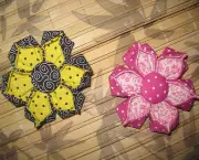 Flor de Origami em Tecidos (6)