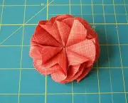 Flor de Origami em Tecidos (9)