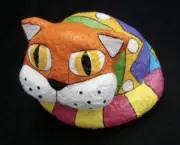 gato-pintado-papel-mache