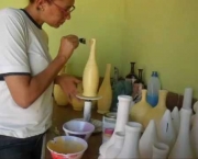 Vaso de Cerâmica Feito em Torno (8)