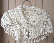 Xale Branco Em Crochet (1)