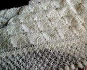 Xale Branco Em Crochet (3)