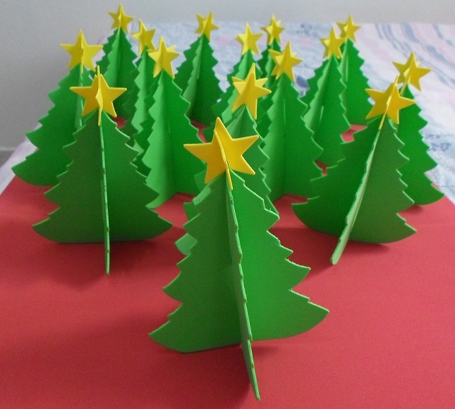 Como Fazer Árvore de Natal de EVA Para Mesa